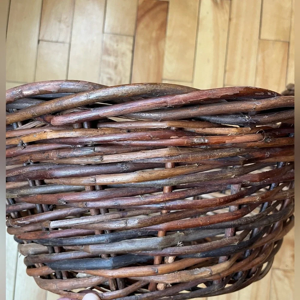 Handwoven basket.